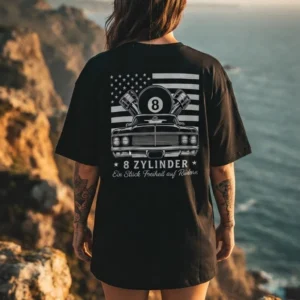 "8 Zylinder" Oversize-Shirt