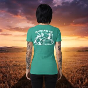 "Quarter Mile King" - V-Neck Girlie